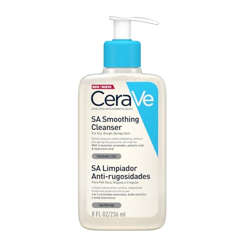 CeraVe SA Smoothing Cleanser with Salicylic Acid for Dry, Rough & Bumpy Skin 236ml
