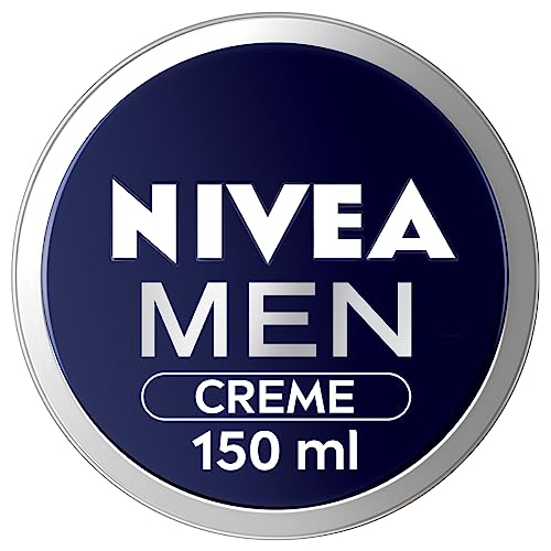NIVEA Men Creme Pack of 5 (5 x 150 ml), Intensive Everyday Face, Body and Hand Cream with Vitamin E, Moisturising Cream For The Whole Body