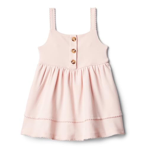 Amazon Essentials x Sofia Grainge Baby Girls’ Knitted Casual Dress, Light Pink, 24 Months