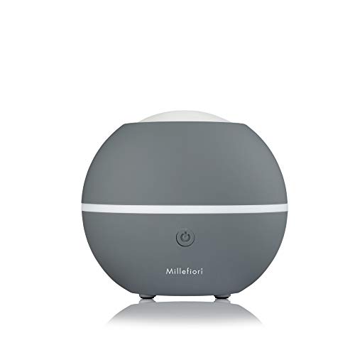Millefiori Oil Diffuser Sphere | Ultrasonic Fragrance Diffuser | Silent & Colour Changing | Hydro Collection | Grey