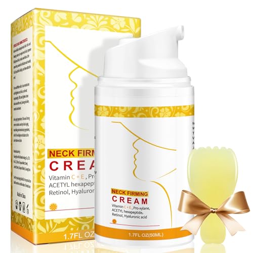 Neck Firming Tightening Cream with Retinol &,Collagen Anti-Aging Neck Cream for Tightening and Wrinkles on Neck & Décolleté for Women Lifting, Firming & Hydrating（50ML）
