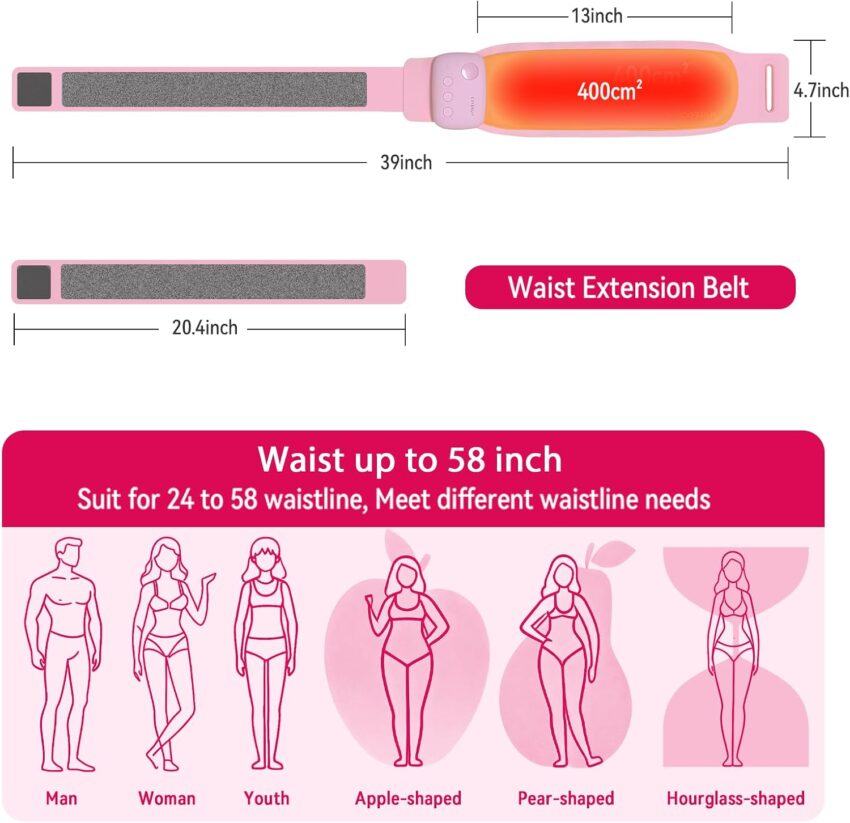 Everyday Comfort Pick: Heat Pad for Period Pain Relief, Gifts for Women Her Christmas Gift – Save 20%
